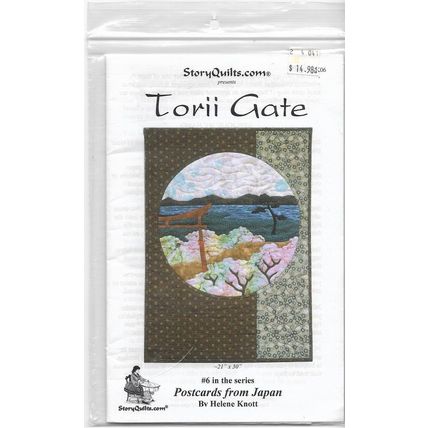 Story Quilts Postcards from Japan Torii Gate Wall Quilt Instructions 21x30 ©2003