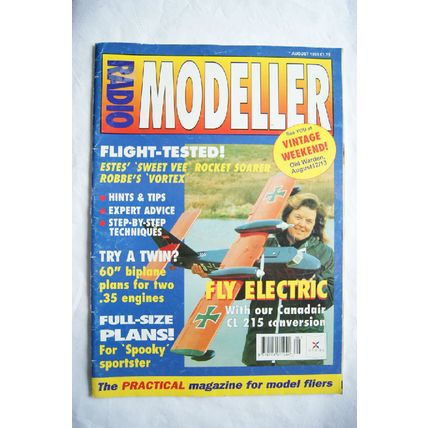 1995 Radio Modeller Magazine - August + plan
