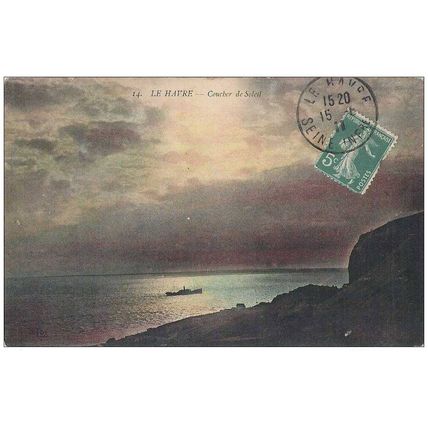 76 - LE HAVRE - coucher de soleil