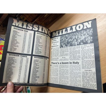 GOAL MAGAZINE #225 23 DEC 1972 UK FOOTBALL MAGAZINE - IPSWICH HEROES COVER (LL)