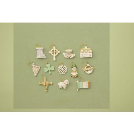 Lenox 819668 Luck of the Irish 12-Piece Ornament Set, St. Patricks Day
