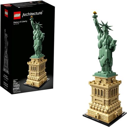 LEGO Architecture Statue of Liberty 21042 Model Building Set - Collectible New Y