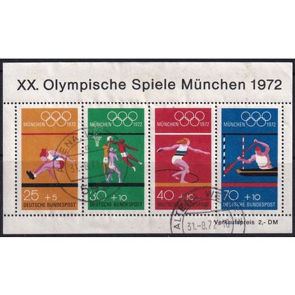 Germany 1972 SG MS1633 Used (D-713 (5))