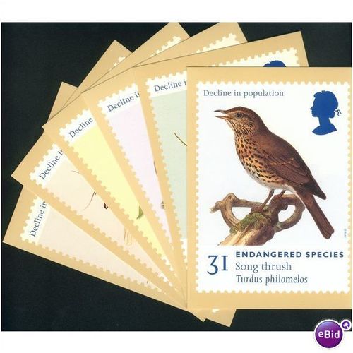 GB PHQ's mint set 1998 - Endangered Species x 6