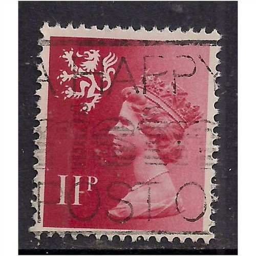 Scotland GB 1976 11p Scarlet Machin Stamp SG S32.(K193 )