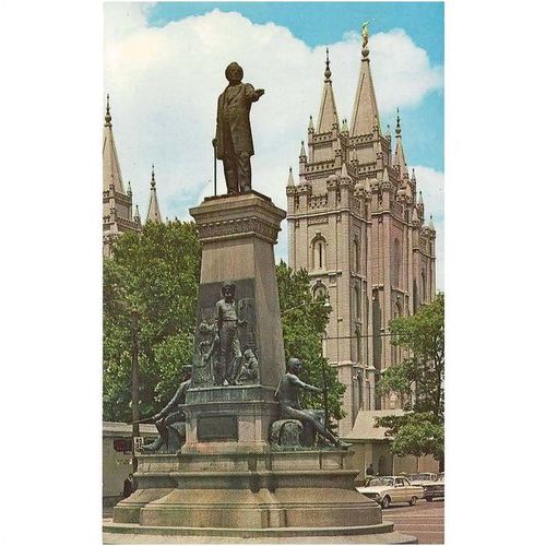 1970's Brigham Young Monument, Salt Lake City, Utah