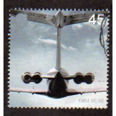 Great Britain 2002 Airliners Passenger Jet 45p VC10 Used SG 2287 Sc 2051 Stamp
