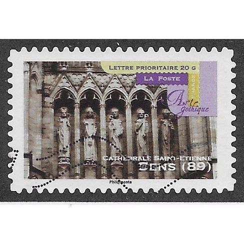 FRA 2011 (58c) 'GOTHIC ART - SENS 89' FINE USED (EBID57-539)