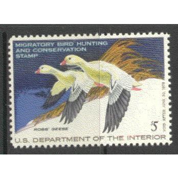 RW44 $5 Pair of Ross's Geese Very Fine MNH B0278