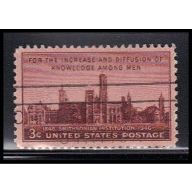 Used 943 3c Smithsonian Fine KA7832