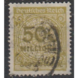 Mi 324AW used 1923 Cat € 16