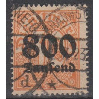 Mi: D95y used 1923 Cat € 400.00