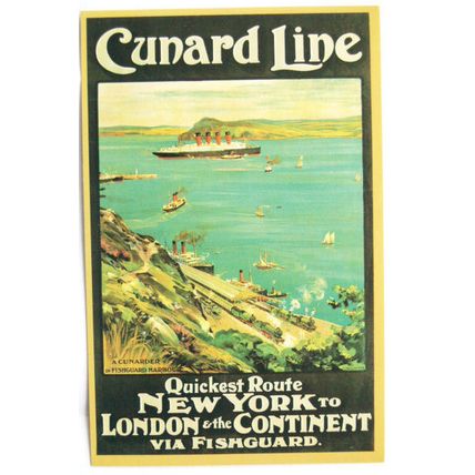 c.1980s PC Cunard Line Advert, c.1910