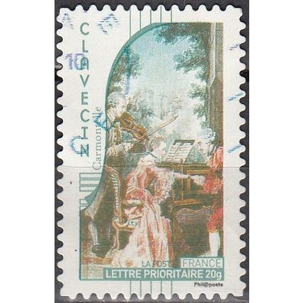 France 2010 Michel 4815 O Cote (2010) 1.10 € Carmontelle Clavecin Cachet rond
