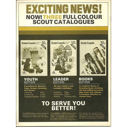 Scouts Canada Leader Magazine August-Sept 1980 V11 #1 Pacific Expedition