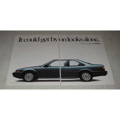 1988 Honda Accord Coupe Ad - It Could Get By On Looks Alone