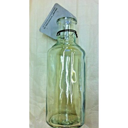 New Transparent Glass Bud Vase Bottle 15cm High For Table, Garden, window sill