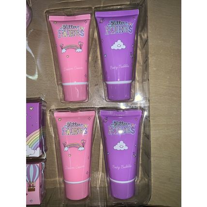 New Kids Glitter Fairies Castle Bath Gift Set *damaged Box/packaging