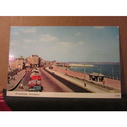 PROMENADE, PENZANCE, CORNWALL .unused postcard by Harvey Barton =