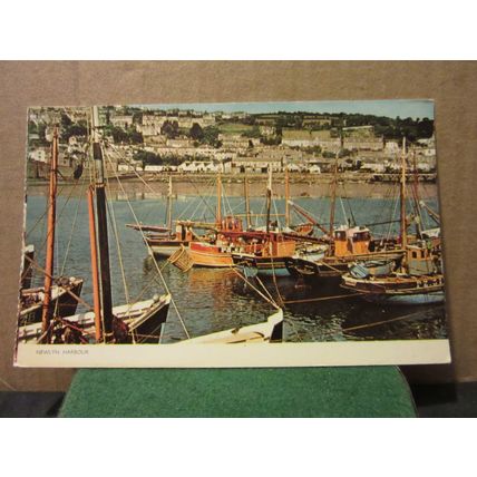 THE HARBOUR, NEWLYN.CORNWALL .unused postcard RP by Jarrold