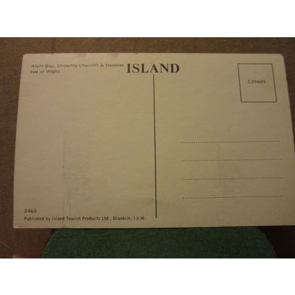 ALUM BAY, ISLE OF WIGHT. unused postcard by Island =