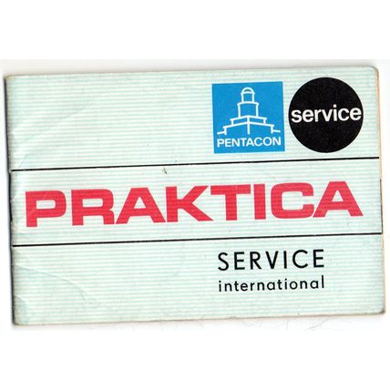 Praktica Service International Guide 1981