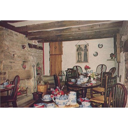 The Stables Tea Room Edensor Derbyshire Chatworth Park 1980s Restaurant Postcard