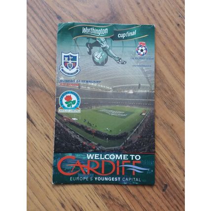 2002 League Cup Final Programme, Pair of Tickets & Pamphlet – Blackburn v Spurs