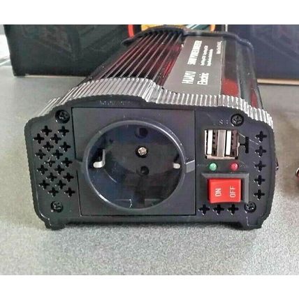 CONVERTIDOR DE 110 A 220V 50HZ 500W PARA USAR EQUIPOS DE ESPAÑA EN USA CAMBIA HZ