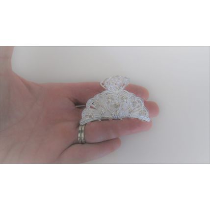 Gold or silver clear or AB crystal heart metal hair claw clip jaw clip