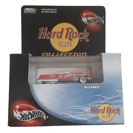 2001 Hot Wheels Bizzaro 100% Hard Rock Cafe Limited Edition Red Real Riders