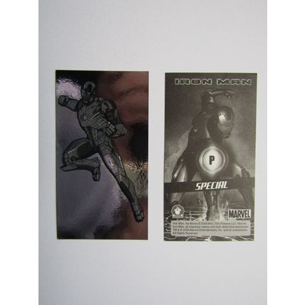 Marvel - Iron Man The Movie 2008 - Preziosi Sticker Drop-down Choice (e18)