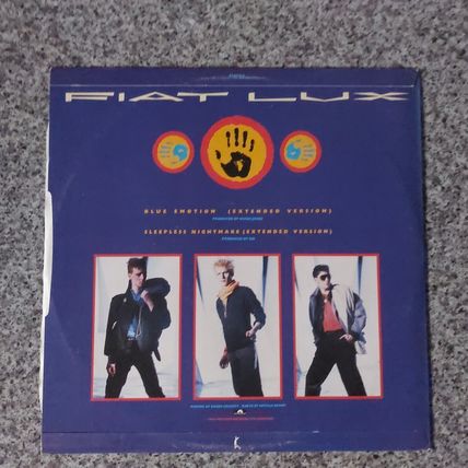 Fiat Lux – Blue Emotion (FIATX3) 1984 (12" Single)