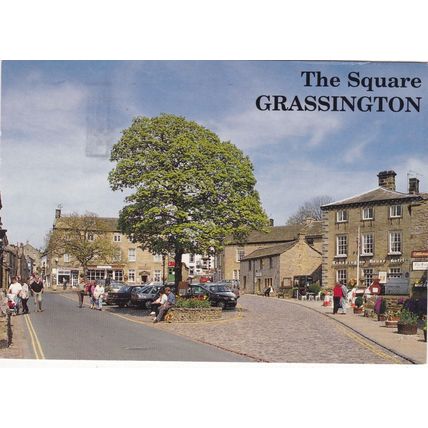 Grassington The Square Yorkshire Postcard posted 1998 VGC