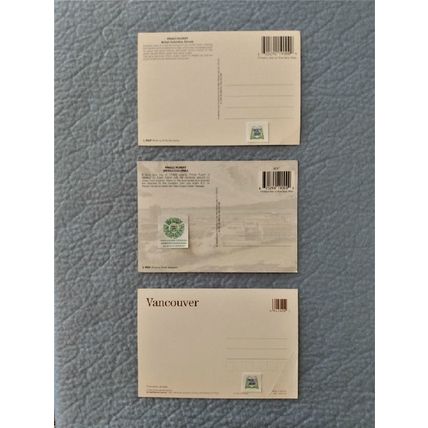 LOT OF 3 BRITISH COLUMBIA CANADA POSTCARDS VANCOUVER + PRINCE RUPERT Unused