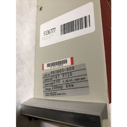 AEG PS3005-A00 ELWOOD AC SERVO GETTYS POWER SUPPLY 55-0077101,PS3005A00,SO,BY