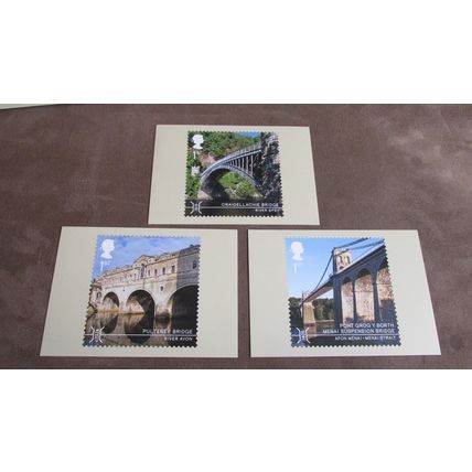 2015 GB PHQ FDC Cover Postcards - Bridges
