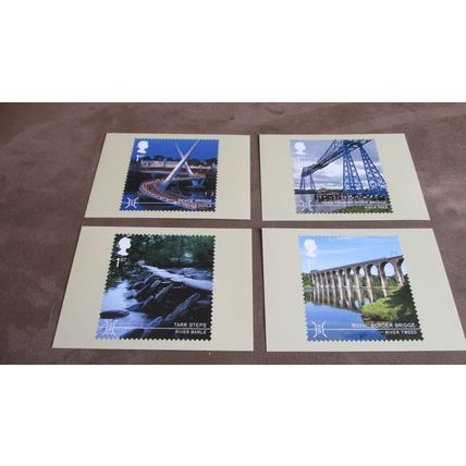 2015 GB PHQ FDC Cover Postcards - Bridges