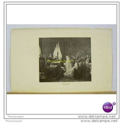 MARRIAGE IN FRANCE, c1905, Book Illustration