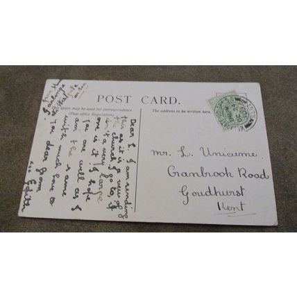 1909 fr Louis Levy Postcard - St James Church, Westgate on Sea - Nr Margate Kent