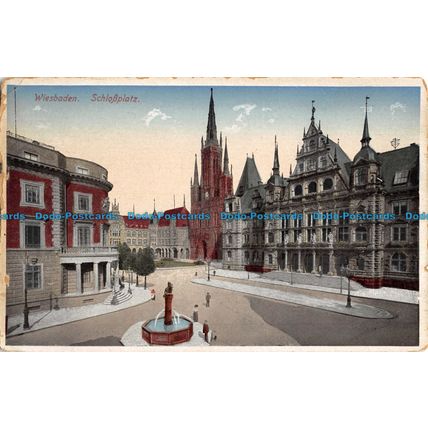 R055118 Wiesbaden. Schlossplatz