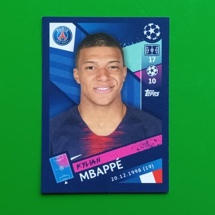 TOPPS CHAMPIONS LEAGUE 18/19 - Kylian Mbappe 324