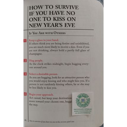 LOT of 3 WORST-CASE SCENARIO SURVIVAL HANDBOOK + HOLIDAYS + DATING & SEX