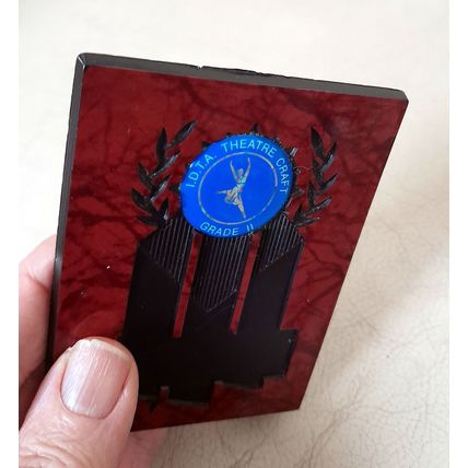International Dance Teachers’ Association Award Plaque : Theatre Craft Grade II