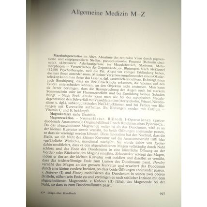Diagnostisch-therapeutisches Handbuch der Ars medici by Max Ostermann. 2-Vol set