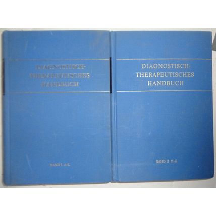 Diagnostisch-therapeutisches Handbuch der Ars medici by Max Ostermann. 2-Vol set