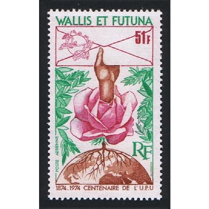 Wallis and Futuna UPU 1974 MNH SG#237 MI#258 Sc#C54