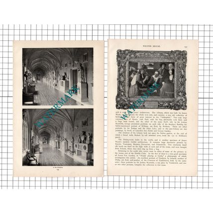Wilton House Salisbury by Beatrix Pembroke - c.1899 Article