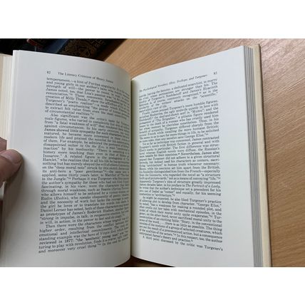 1981 "THE LITERARY CRITICISM OF HENRY JAMES" USA HARDBACK BOOK (P4)