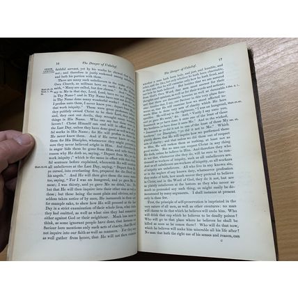 RARE* 1844 "THEOLOGICAL WORKS OF WILLIAM BEVERIDGE" VOL 4 ANTIQUE BOOK (P5)
